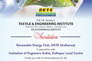 Invitation card -  Energy Conservation