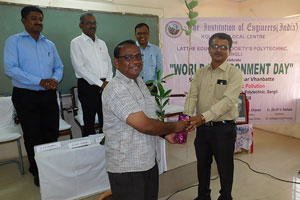  World Environment Day 2018 At Latthe Education Society’s Polytechnic, Sangli.